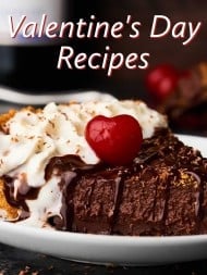 Easy Valentine's Day Recipes! Everything from appetizers --> dinners --> desserts --> champagne cocktails! ♡ showmetheyummy.com