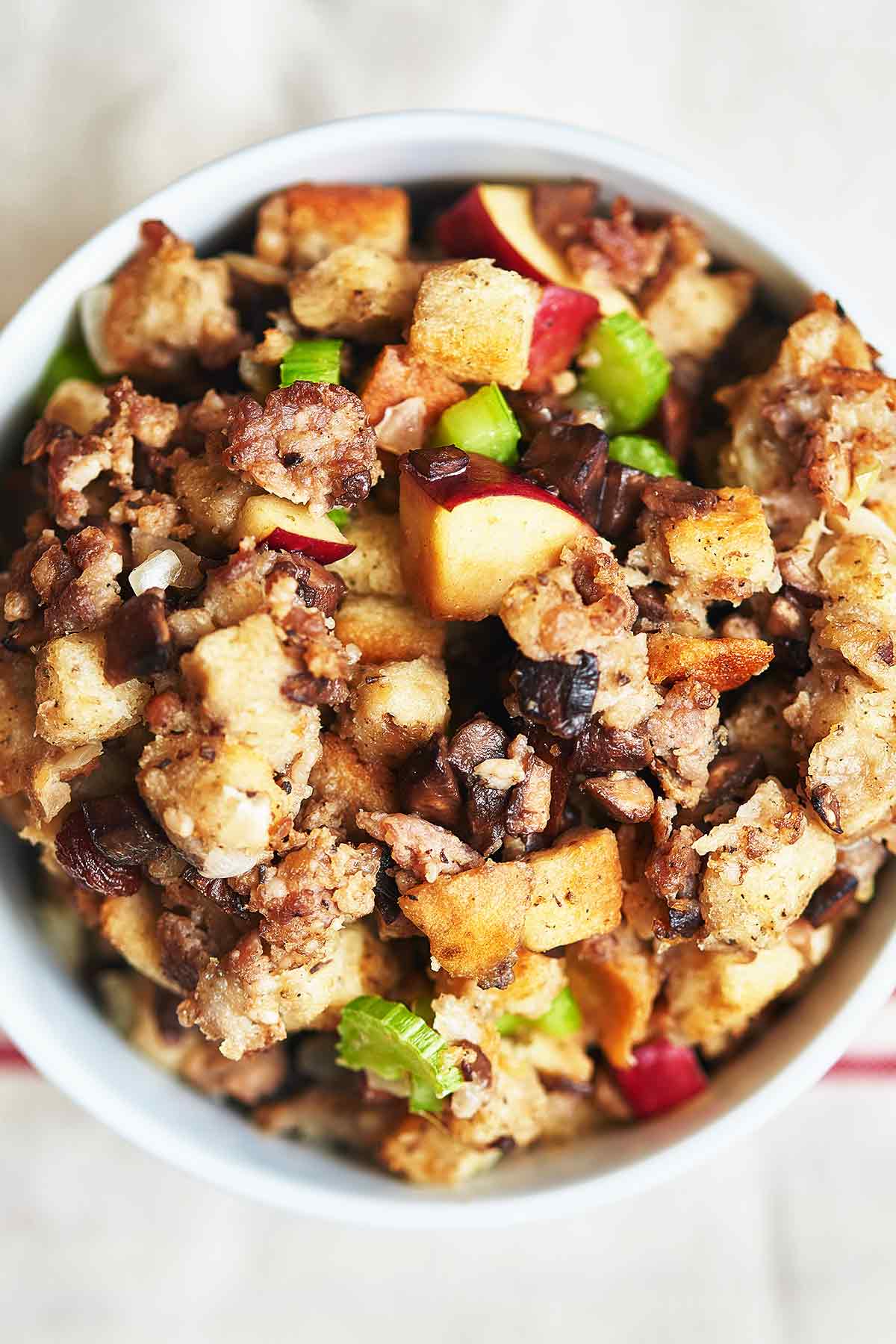 Apple & Sausage Stuffing Recipe