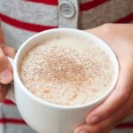 This vanilla chai tea latte is creamy, sweet, a little spicy, filled with vanilla, and perfect for the coldest day of winter! www.showmetheyummy.com #vanilla #tea #chaitea #latte
