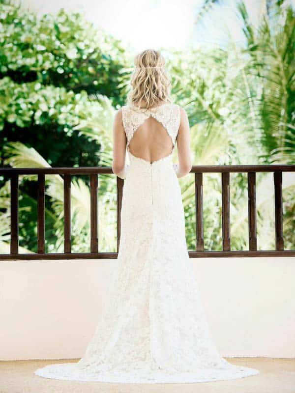 bride from behind