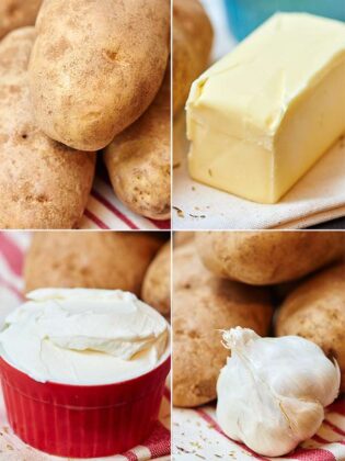 Roasted Garlic And Goat Cheese Mashed Potatoes Show Me The Yummy Roasted Garlic And Goat Cheese Mashed Potatoes Show Me The Yummy