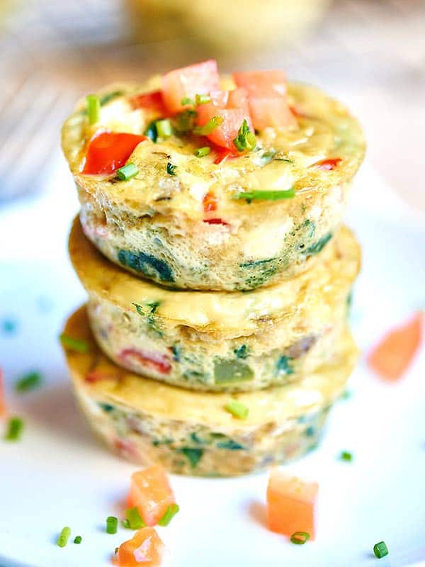 Healthy Egg Muffin Cups Only 50 Calories Loaded W Veggies Protein