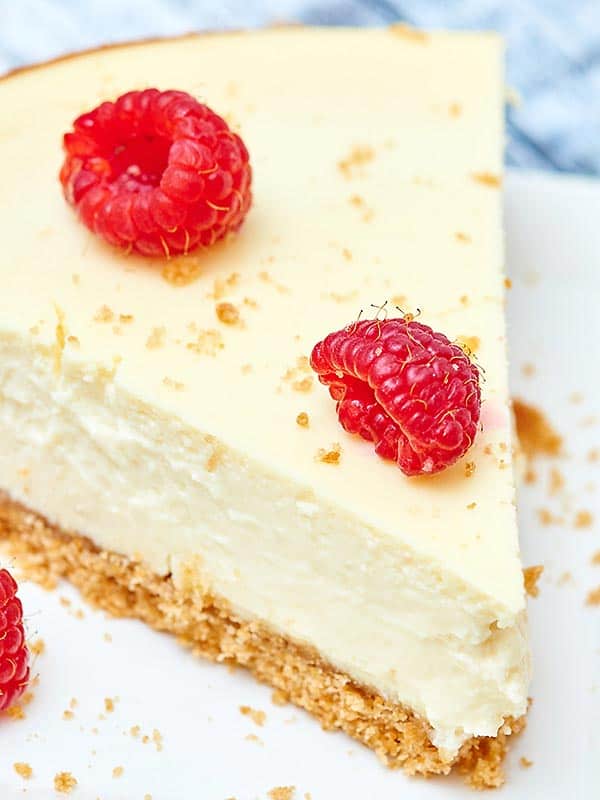 Light Greek Yogurt Cream Cheese Cheesecake Recipe  200 Calories