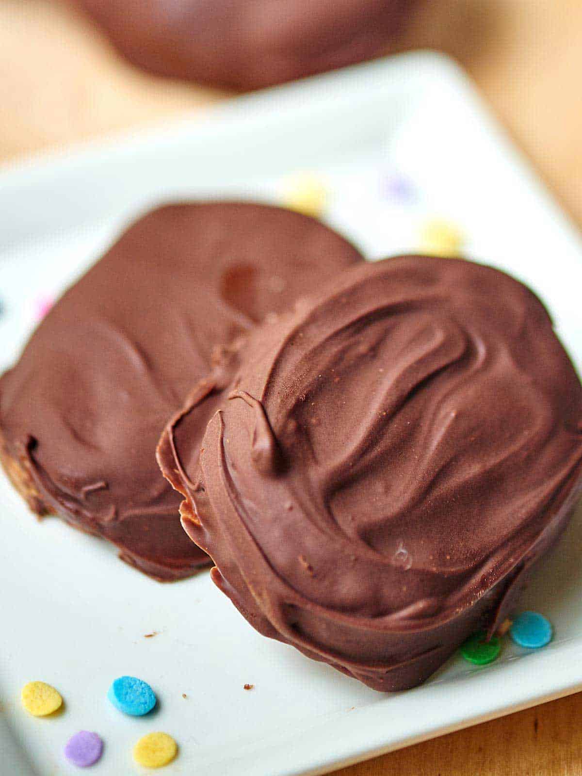 Chocolate Covered Peanut Butter Eggs Reese's Copycat