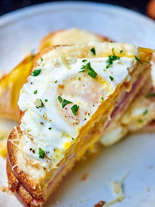 Croque Madame (Ham, Cheese, and Fried Egg Sandwich) - Show Me the Yummy