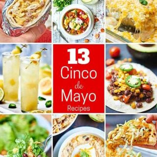 Happy (almost) Cinco de Mayo! Today, I’ve gathered my favorite Mexican inspired recipes starting with breakfast and ending with dessert! Don’t forget the margaritas! showmetheyummy.com #cincodemayo #mexican #mexicanfood #breakfast #margaritas #vegetarian #vegan #glutenfree #dessert