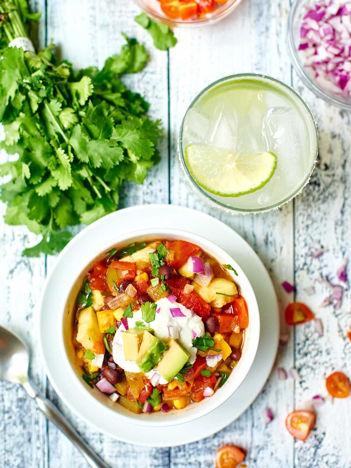 Mexican Vegetable Soup - Vegan & Gluten Free