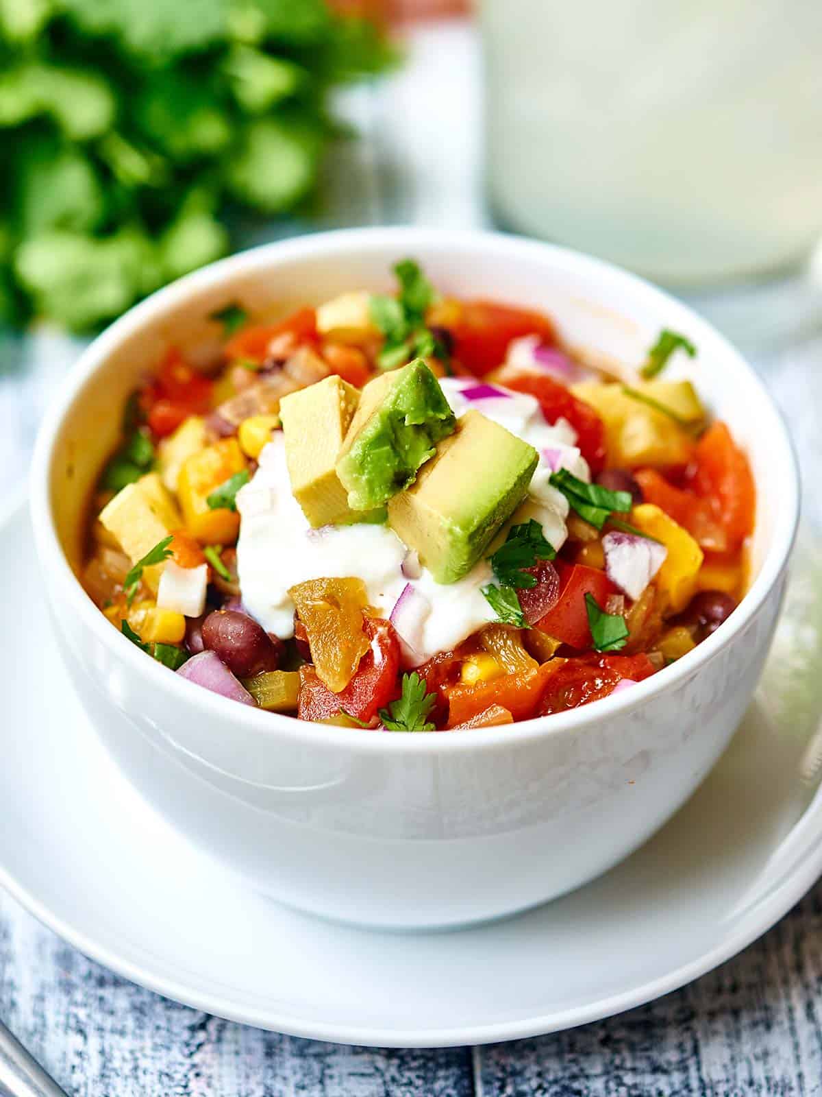 Mexican Vegetable Soup - Vegan & Gluten Free
