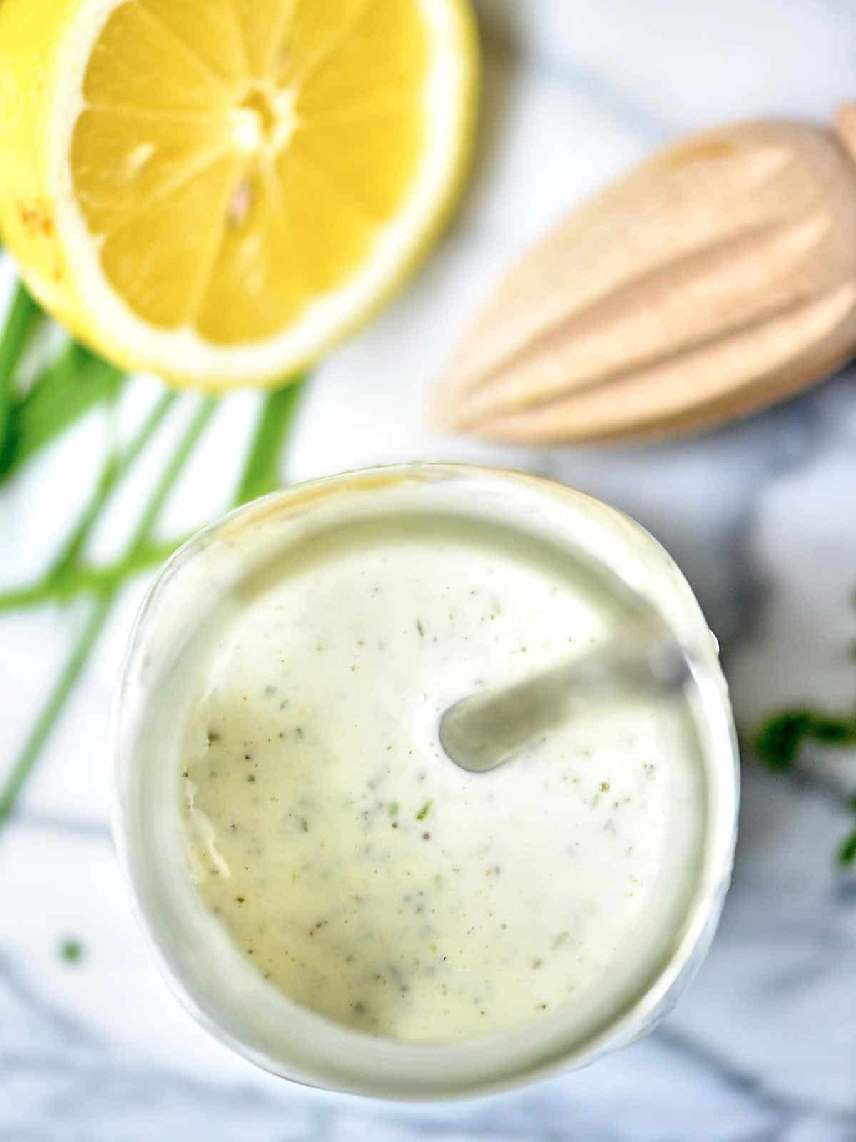 Homemade Greek Yogurt Ranch Dressing 12 Calories Per Tablespoon!