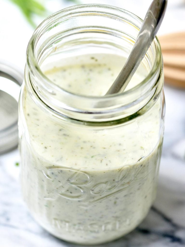 Homemade Greek Yogurt Ranch Dressing 12 Calories Per Tablespoon!