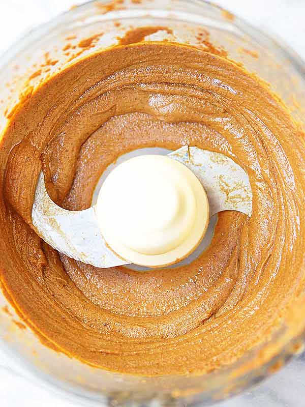 almond butter in food processor