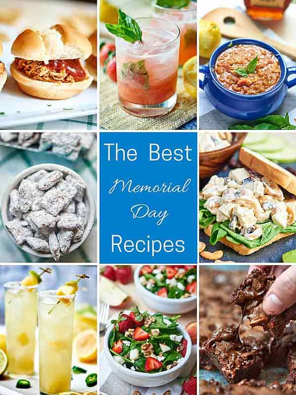 Memorial Day is upon us, so I’ve gathered up The Best Memorial Day Recipes! showmetheyummy.com #memorialday #drinks #dessert #crockpot #recipes #summer #grilling