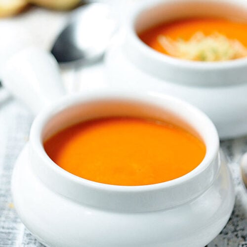 Creamy Vegan Spinach Potato Soup - Healthy & Gluten Free