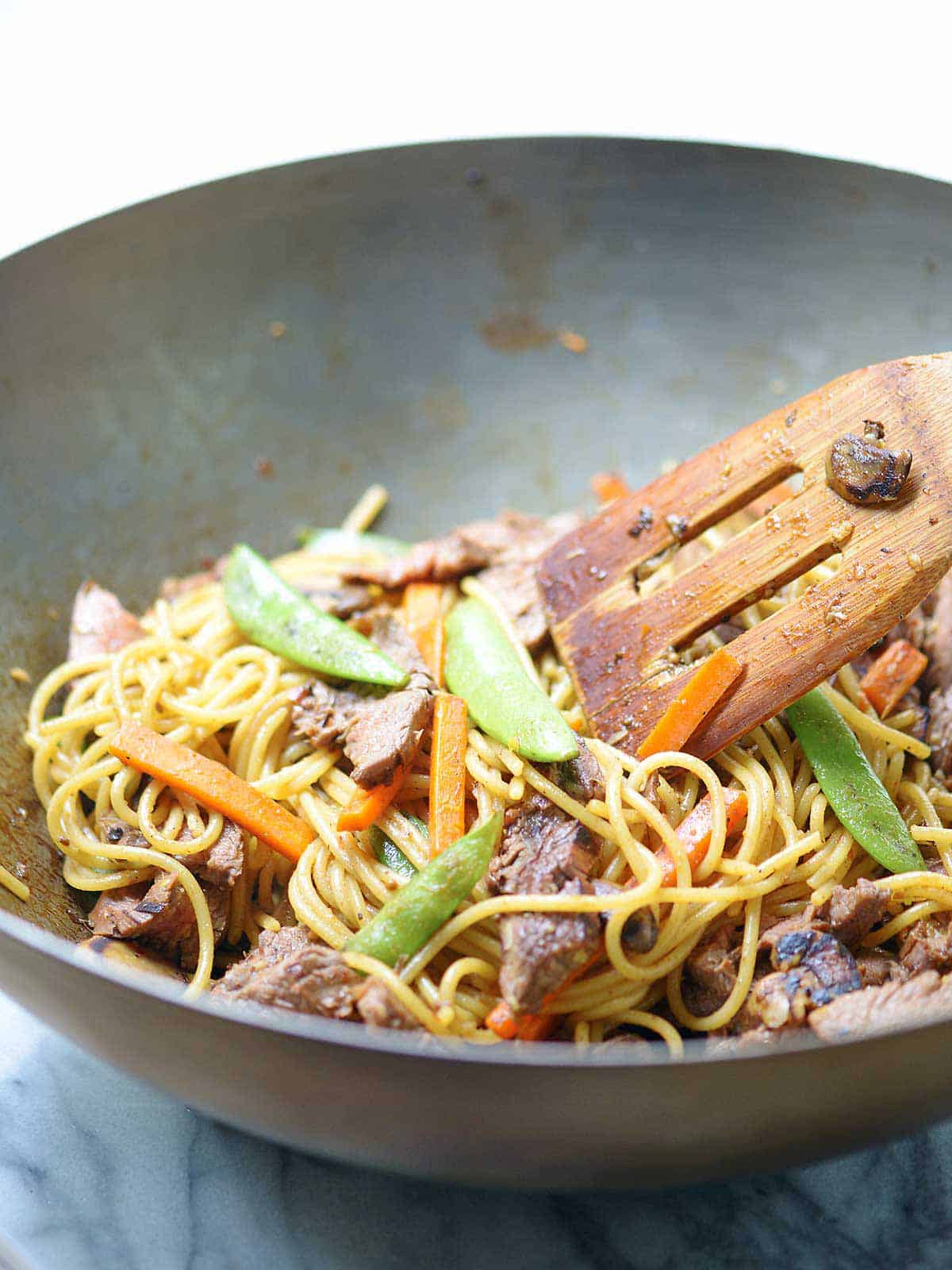 Easy Beef Lo Mein - Chinese Take Out Fake Out