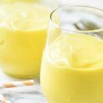Mango smoothie in cup