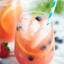 This Watermelon Sangria is summer in a glass! Fresh watermelon, strawberries, & lemons make it so seasonal! The addition of wine & vodka don't hurt either. showmetheyummy.com #sangria #summer #cocktails #watermelon #strawberries #vodka #wine