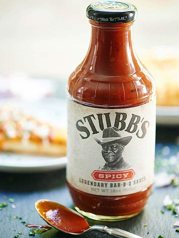 jar of Stubb's spicy bbq sauce