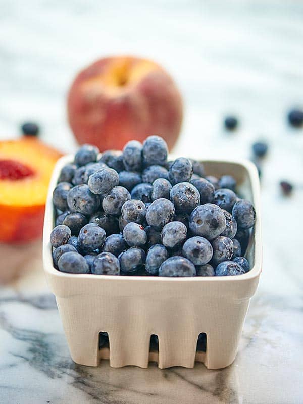 carton of blueberries