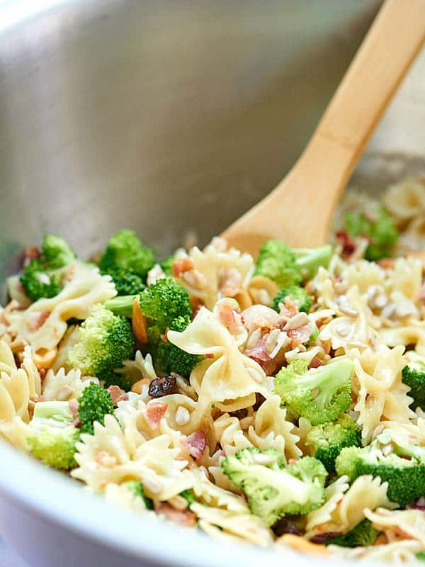 Broccoli Salad Recipe - Best Pasta Salad Side Dish