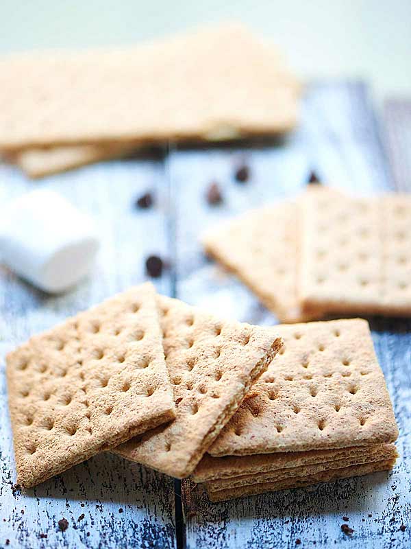 stacked graham crackers