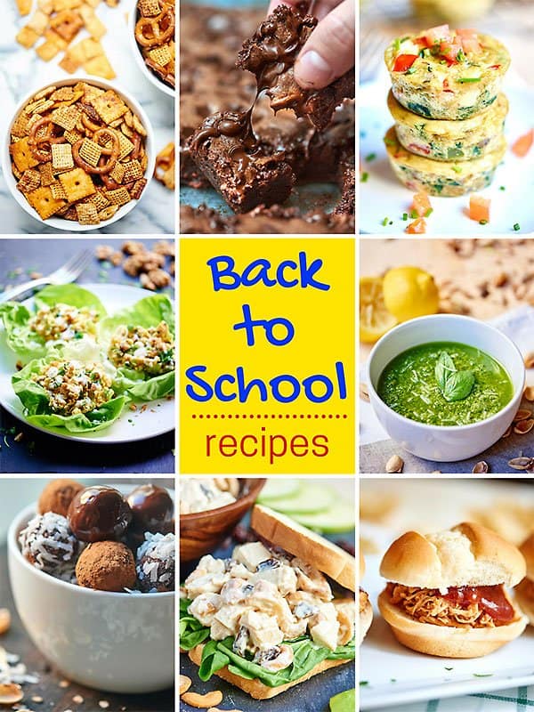 The best back to school recipes! We’ve got you covered with everything from breakfasts on-the-go, easy lunches, after school snacks, and quick dinners! showmetheyummy.com #backtoschool #easyrecipe