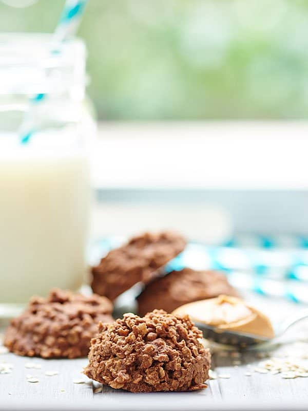 no bake cookies on table