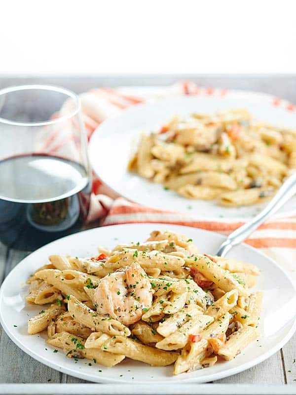 Easy Shrimp Alfredo - an Easy Recipe for Shrimp Pasta