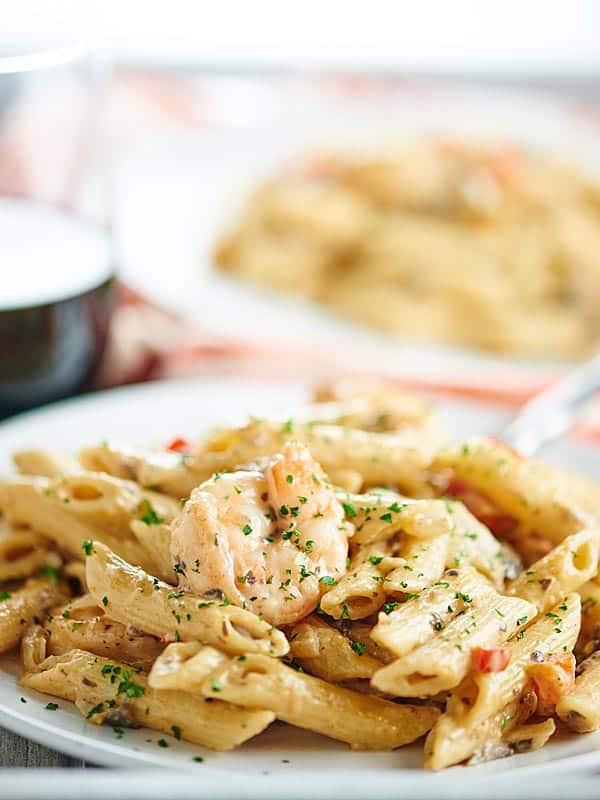 Penne Rosa with Shrimp Recipe - (4.3/5)