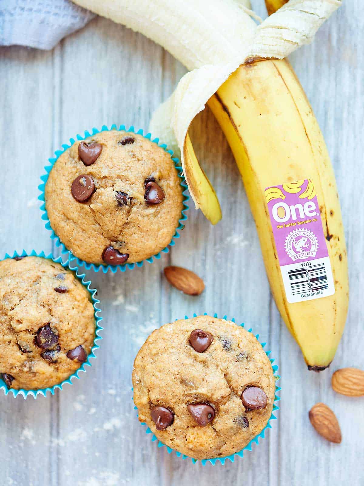Vegan Banana Chocolate Chip Muffins Healthy