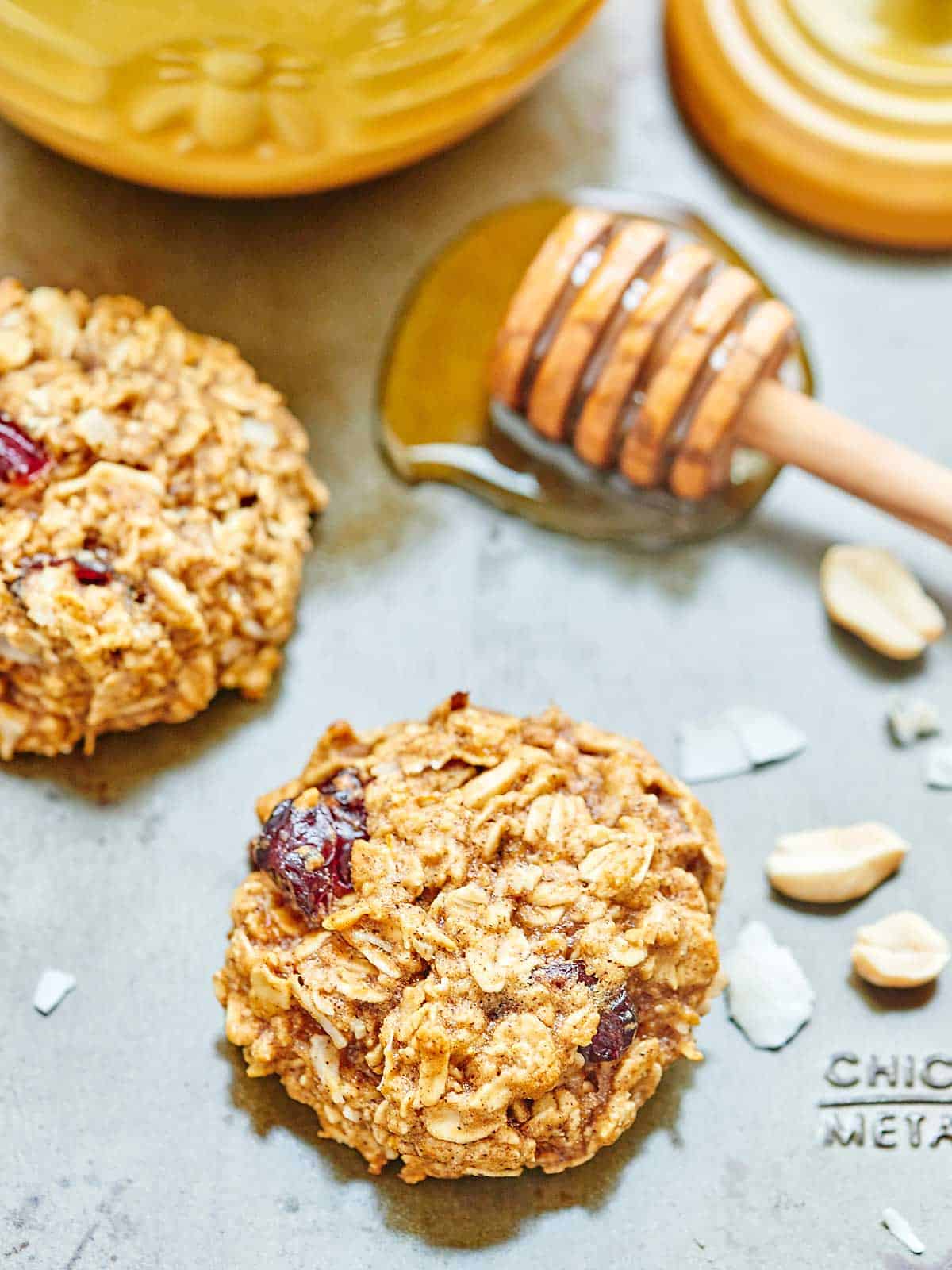 Healthy Breakfast Cookies - Naturally Sweetened W/ Honey