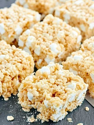 The BEST Rice Krispie Treats Recipe - Ultra Chewy & Gooey!