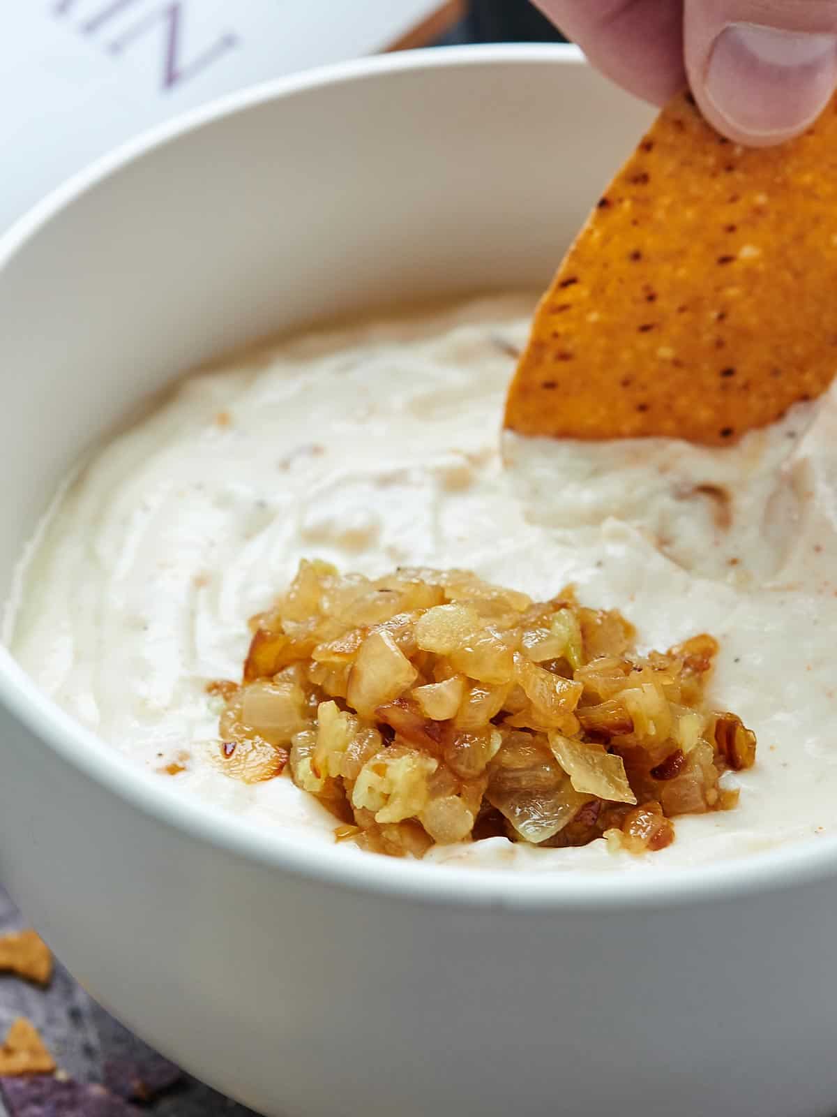 Healthy French Onion Dip Recipe w/ Greek Yogurt
