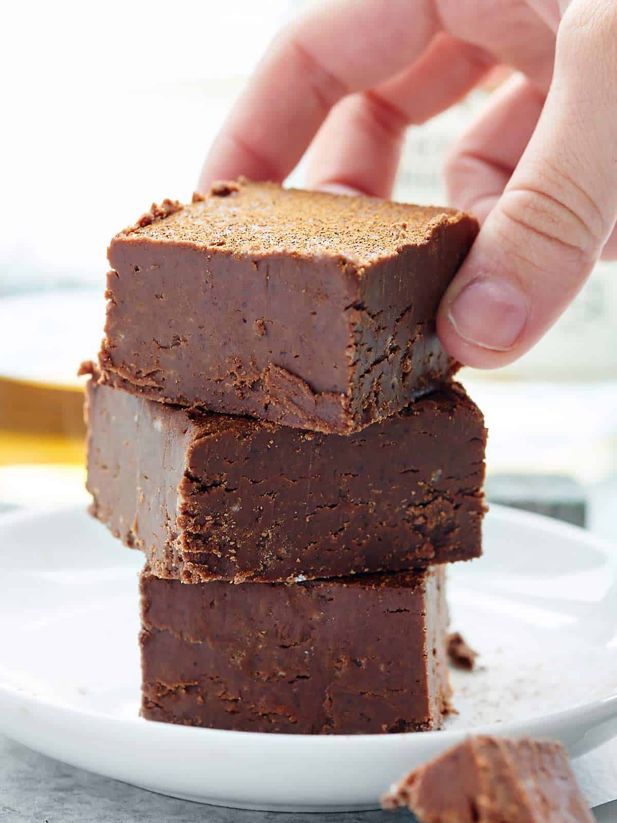 Holiday Chocolate Fudge - made in the microwave!