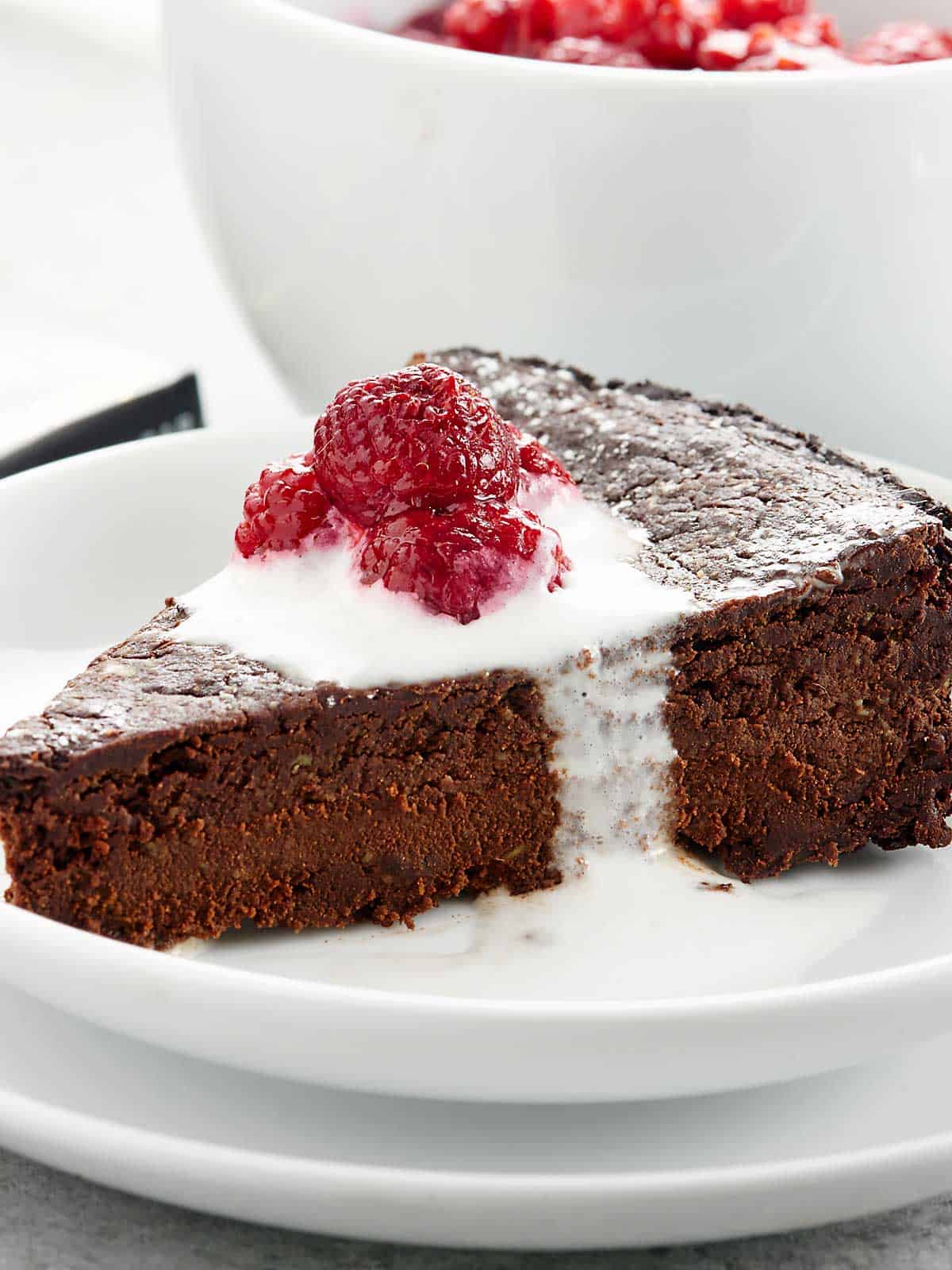 Vegan Flourless Chocolate Cake Recipe - Easy, Gluten Free