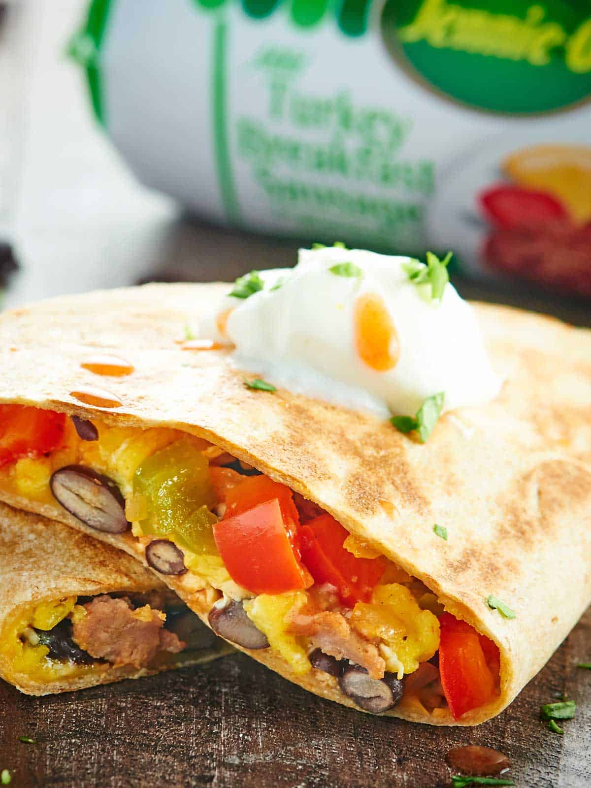 Sausage Breakfast Quesadilla Recipe Healthy and Freezer Friendly!