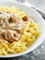 Crock Pot Beef Stroganoff Recipe - NO Canned Soup Required