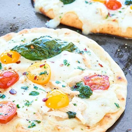 Cheese Pizza Recipe - Skillet Pizza w/ 4 Cheeses and Homemade Sauce