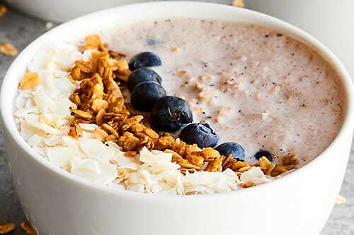 Blueberry Overnight Oats - Delicious Little Bites