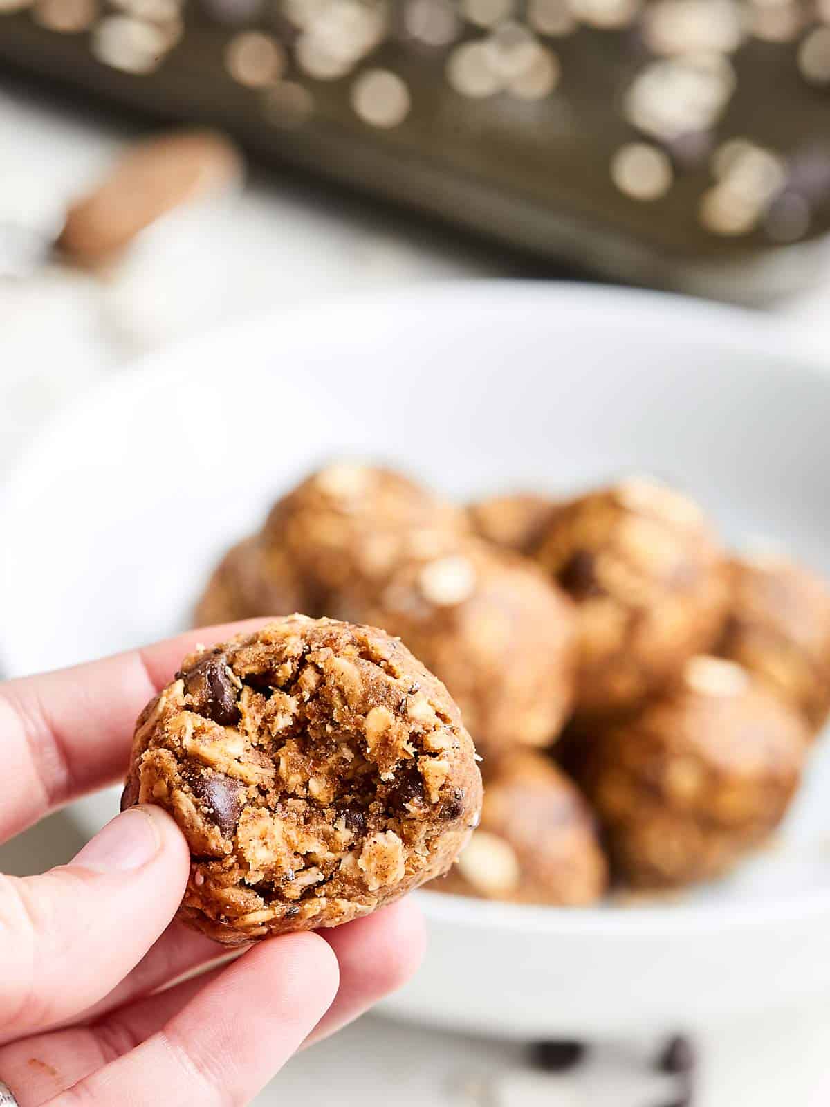 Almond Butter Energy Bites Recipe No Bake, Vegan, Gluten Free