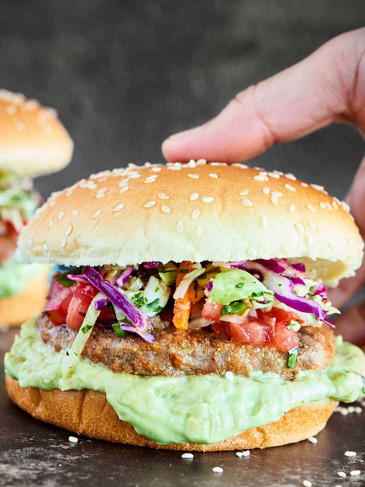 Mexican Turkey Burgers Recipe W Pico De Gallo Slaw