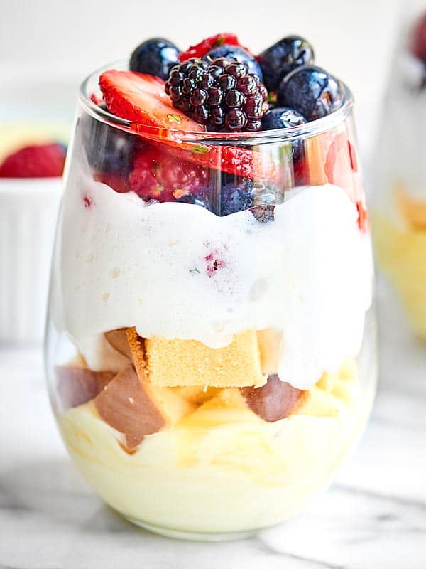 Lemon Parfait Cups Dessert