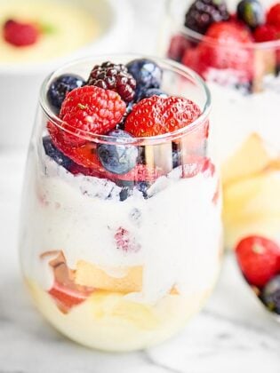 Lemon Cake Parfaits Recipe - w/ Lemon Pudding