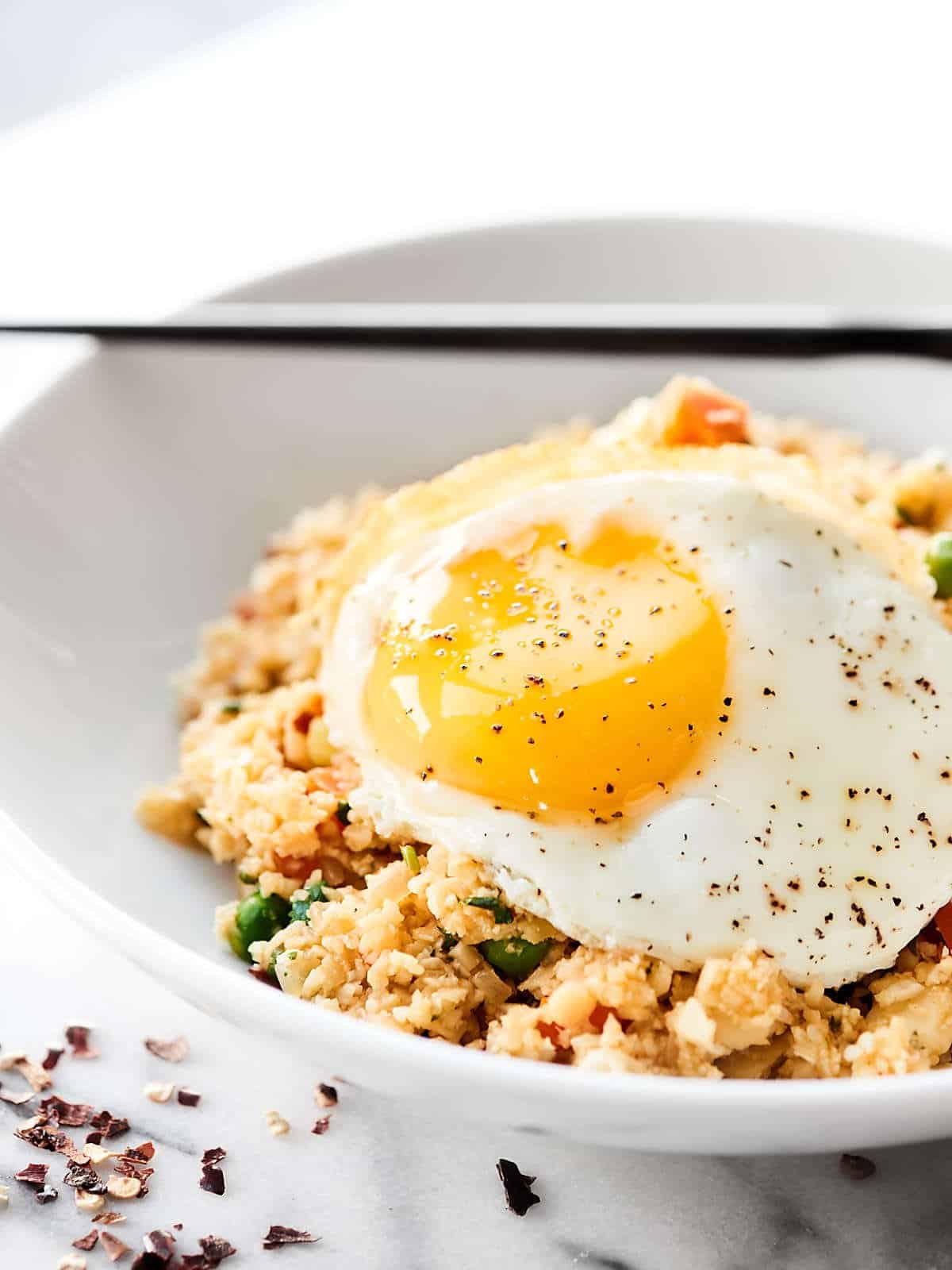 Taco Cauliflower Rice Skillet Recipe - Healthy, Low Carb, Gluten Free