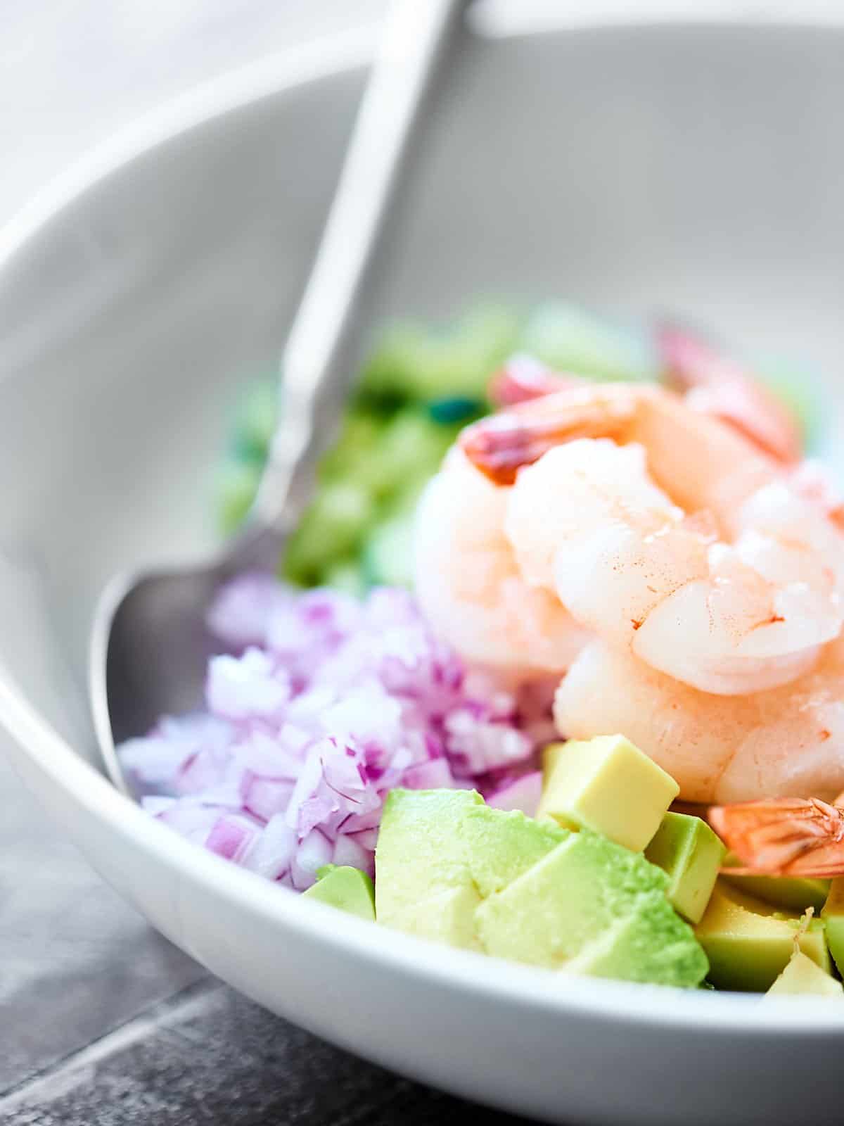 Shrimp Avocado Salad Recipe - No Cook, Healthy, Gluten Free