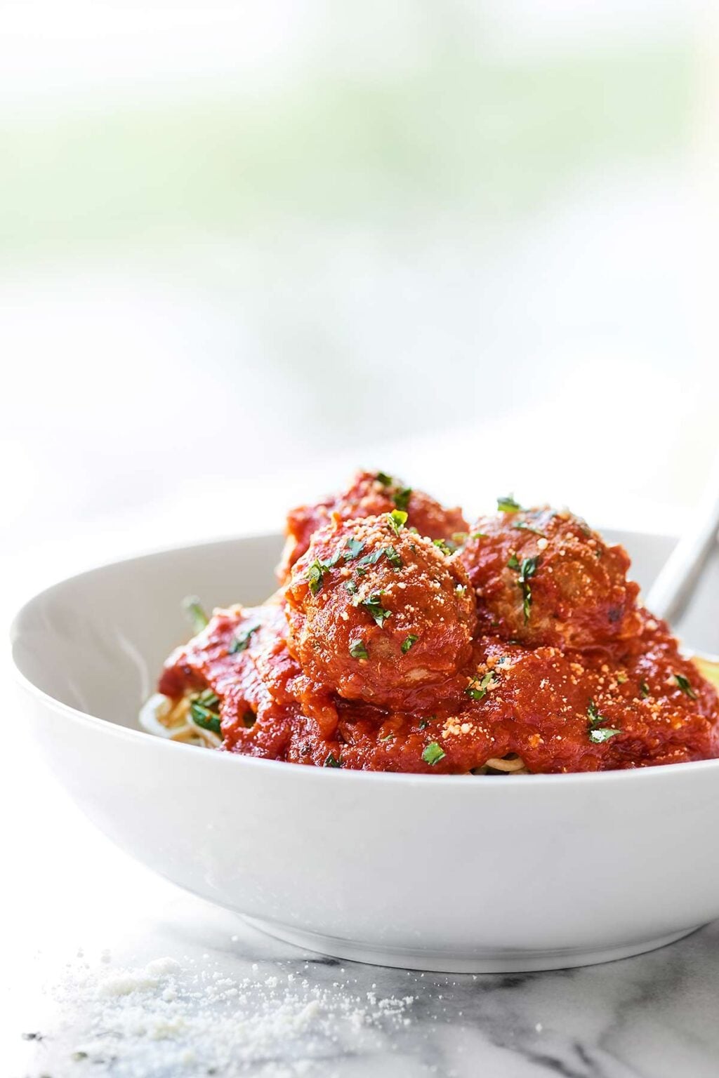 Baked Turkey Meatballs No Breadcrumbs, Low Calorie
