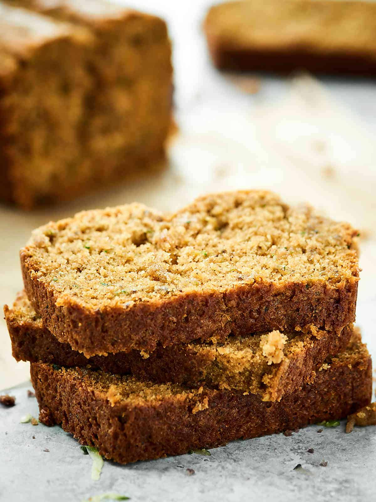 Vegan Zucchini Bread Recipe w/ Chia Egg