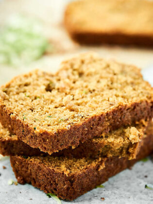 Vegan Zucchini Bread Recipe - w/ Chia Egg