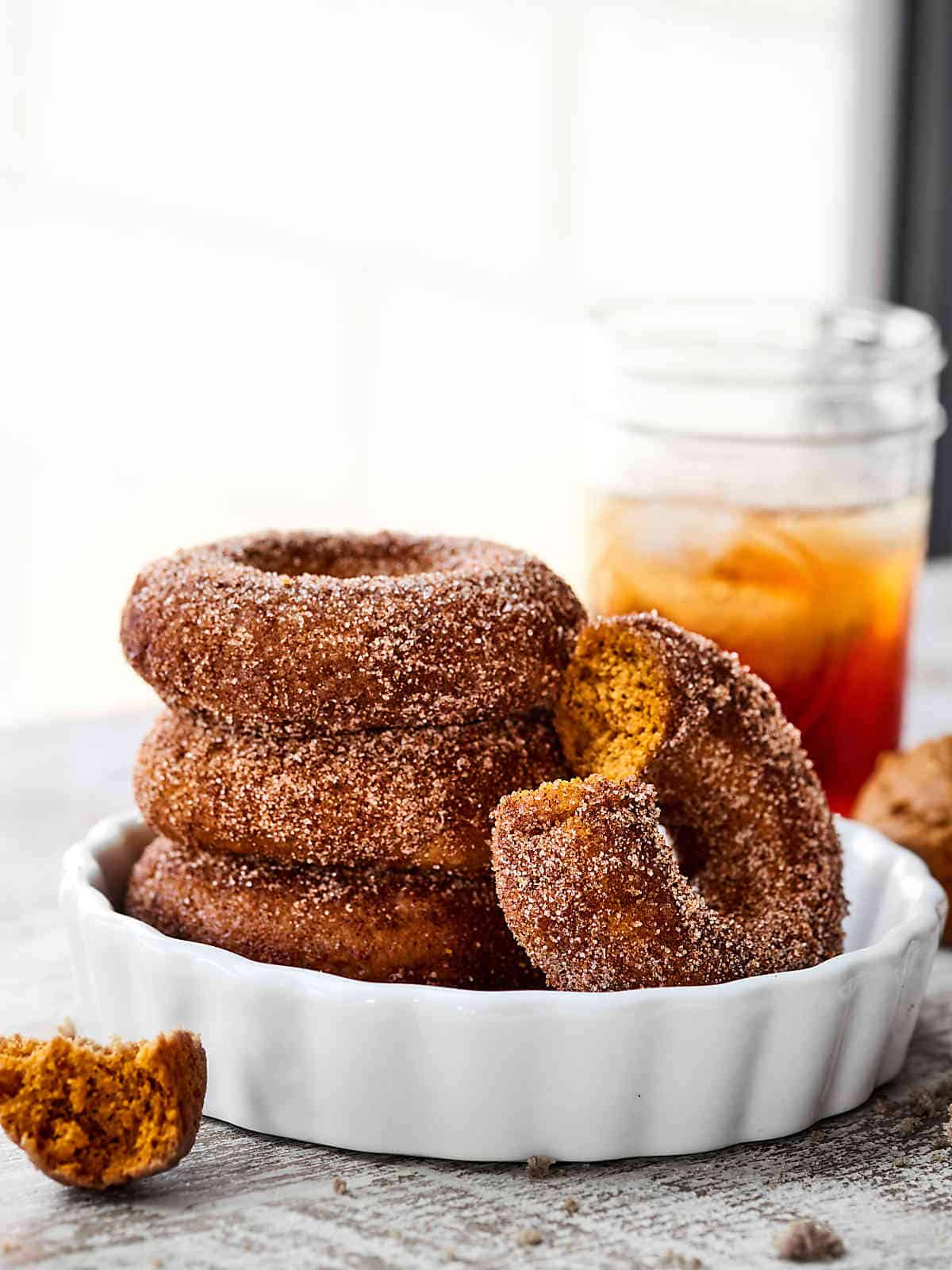 Easy Baked Pumpkin Donuts Recipe Uses Cake Mix