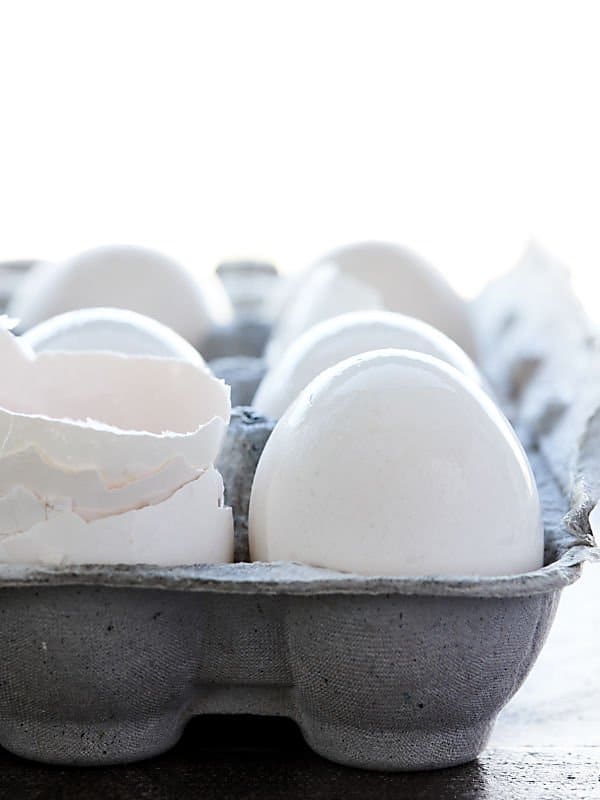 Eggs in egg carton