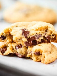 A classic cookie turned gluten free, I know you guys are gonna flip for these warm, gooey, and delicious Gluten Free Chocolate Chip Cookies! showmetheyummy.com #glutenfreechocolatechipcookies #glutenfree